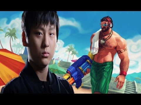 SKT Blank as Graves vs Leesin jungle S7