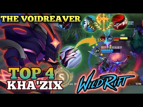 HYPER CARRY KHA'ZIX 74.4% WIN RATE, BEST BUILD/RUNES - TOP 4 GLOBAL KHA'ZIX By 顾同学喜欢玩诺手 - WILD RIFT