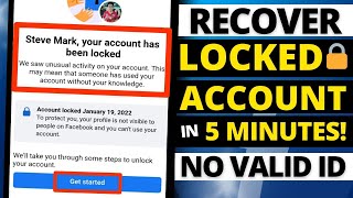 HOW TO RECOVER LOCKED FACEBOOK ACCOUNT WITHOUT EMAIL AND PHONE NUMBER? FACEBOOK LOCKED RECOVERY 2022