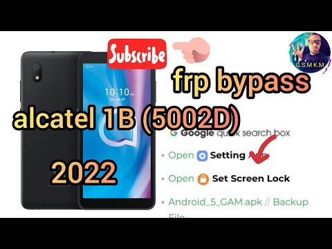 frp bypass alcatel one toch 1B ( 5002D ) 📱2022