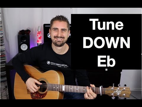 Eb Tuning - How To Tune A Half Step Down - Guitar Lesson (2018)