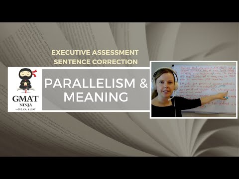 GMAT Ninja SC Ep 6: Parallelism & Meaning