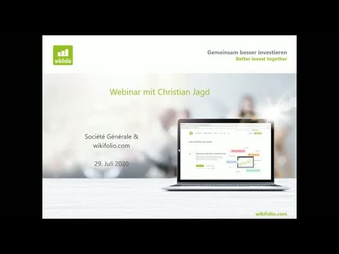 SG Active Trading - Webinar mit wikifolio-Trader Christian Jagd