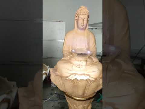 FRP LOTUS BUDDHA FOUNTAIN (with Piller)