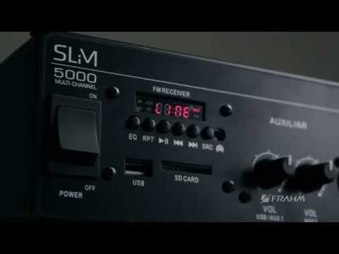 Amplificador Frahm Slim 5000 multi-channel