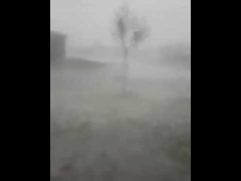 Lluvia intensa y fuertes ráfagas en América (provincia de Buenos Aires)