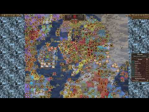 Total War Warhammer 2 AI only Time-lapse #6 300 turns.  Rakarth Update