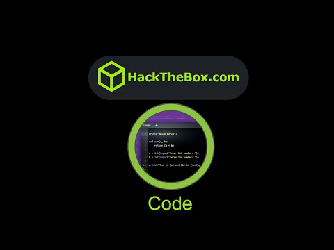 HackTheBox - Code