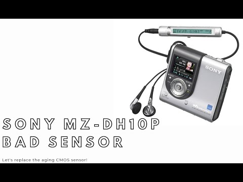 Sony MZ-DH10P Hi-MD MiniDisc Camera and Recorder - Bad CMOS Sensor Repair/Replace Swap
