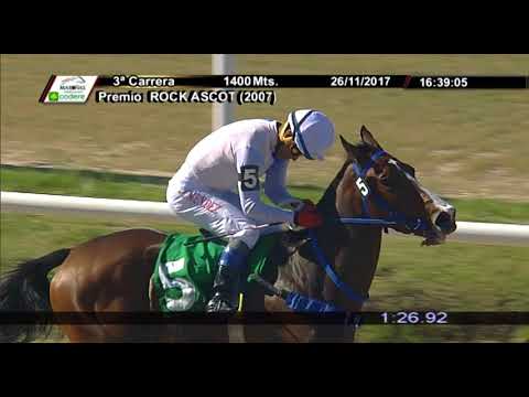 26/11/2017 – Hipodromo Maroñas – Carr 3 – ROCK ASCOT (2007)
