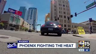 Fighting the summer heat in Phoenix