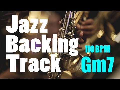 Jazz Swing Backing Track - Gm7 - 110 BPM