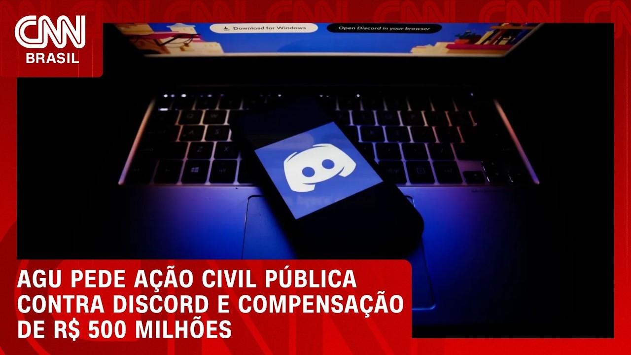 AGU pede ação civil pública contra Discord e indenização de R$ 500 milhões | CNN PRIME TIME