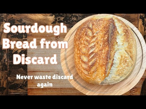 The Easiest Sourdough Discard Bread - Beginner Friendly (no waste - no fuss!)