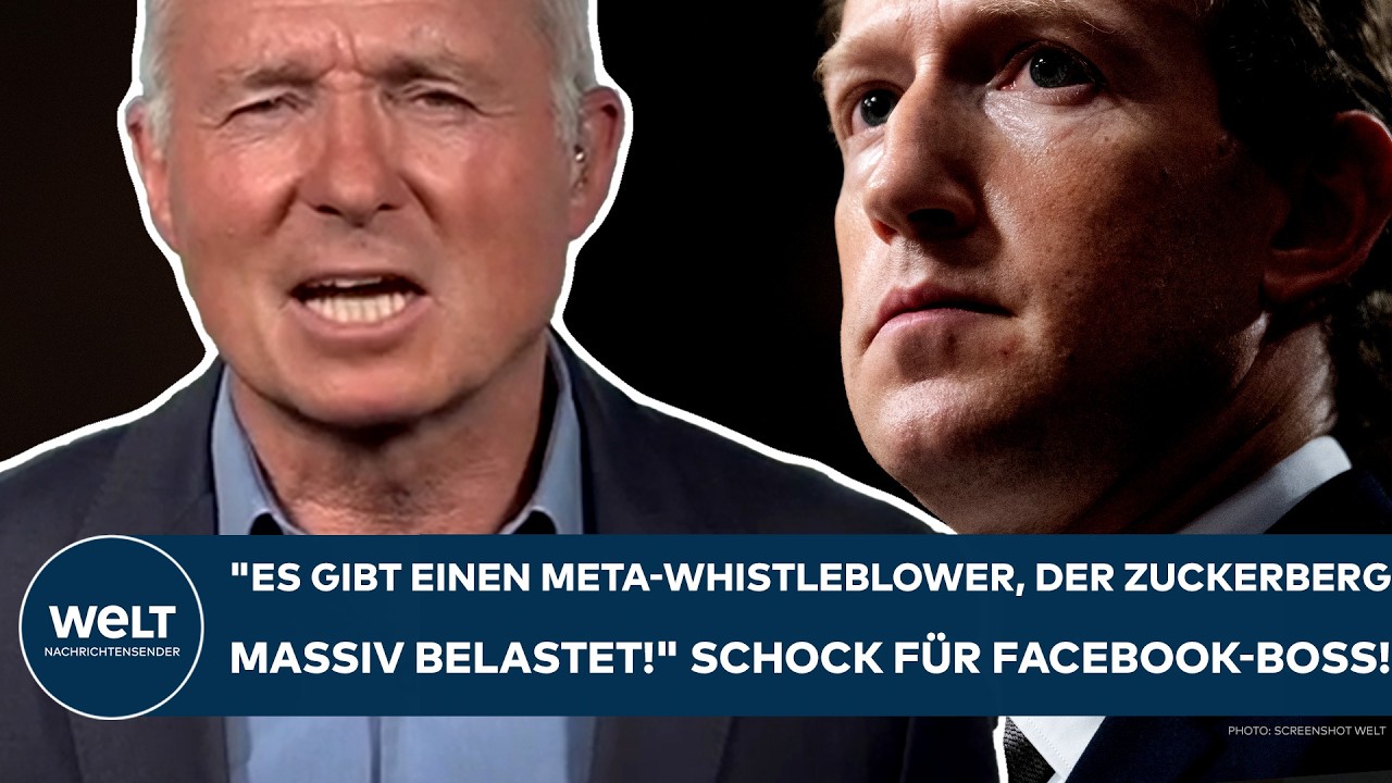 USA: "Es gibt einen Meta-Whistleblower, der Zuckerberg massiv belastet!" Schock für Facebook-Boss!