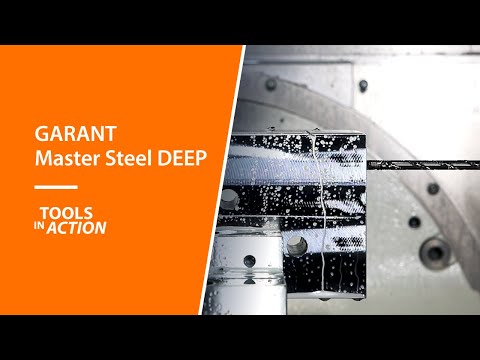 The ultimate solution for deep-hole drilling: GARANT Master Steel DEEP, tools in action