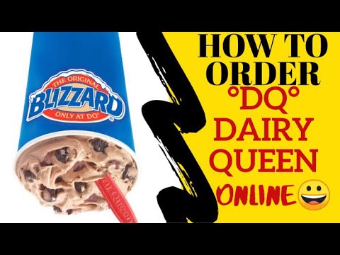 HOW TO ORDER DQ (Dairy Queen) Online