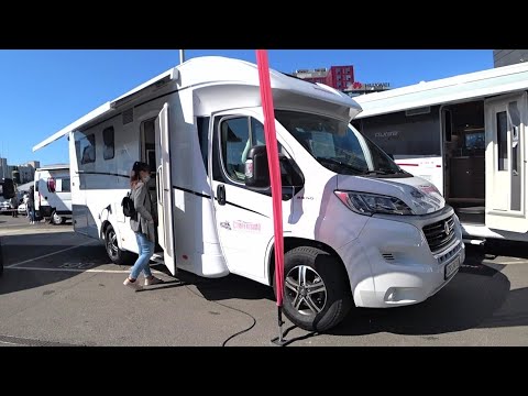 2022 Fiat Ducato Trend 7057 Camper Van - Interior, Exterior, Walkaround - Camper Expo Sofia