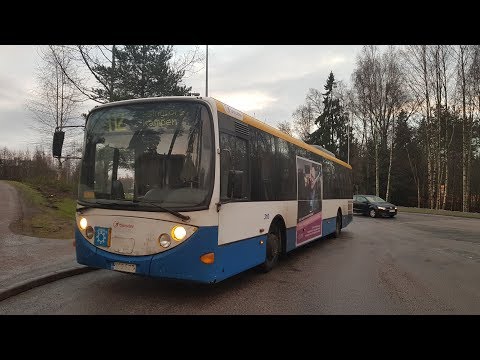 Amazing & loud ZF! R.I.P. Scania Lahti Scala Transdev 310, Line 112 Matinkylä-Kamppi