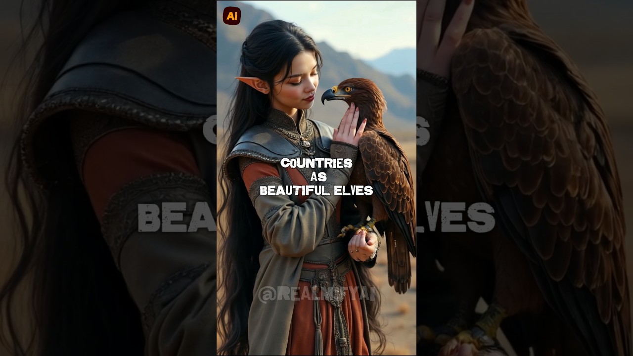 COUNTRIES AS BEAUTIFUL ELVES - Part 1 #countries #elf #fairy #woman #beautiful #folk