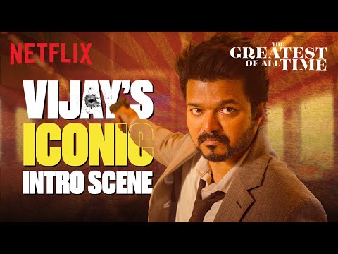 Thalapathy Vijay’s EPIC Train Fight As CAPTAIN VIJAYKANTH! 🤯🔥| The GOAT | Netflix India