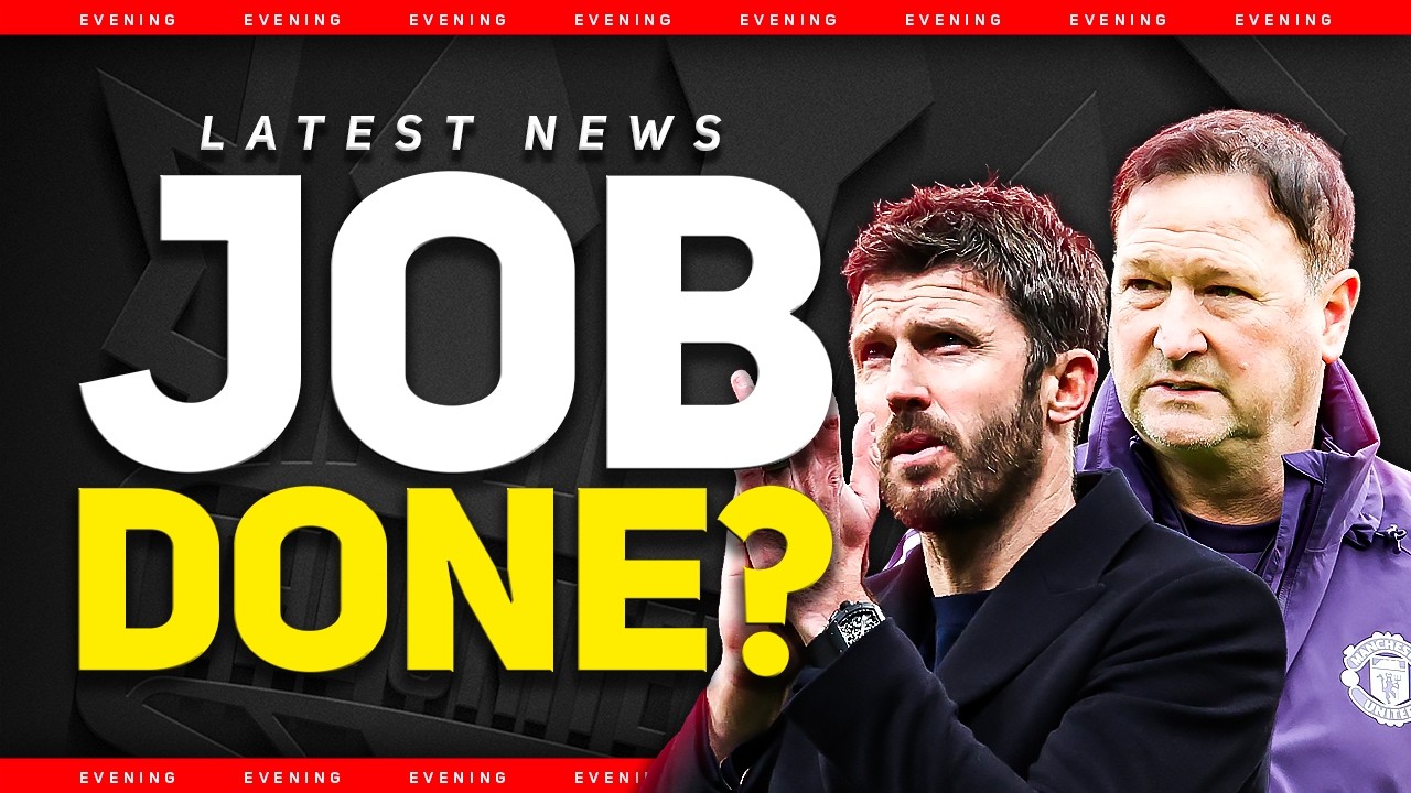 It's DONE! Carrick IS The NEW Manager! Man Utd Transfer News