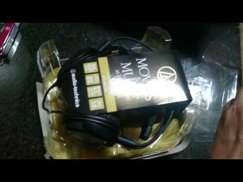 Audio-Technica ATH-AVC500 laidinės ausinės, 3,5 mm, Juodos spalvos video