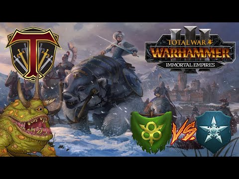 2 Worst Factions DO BATTLE | Kislev vs Nurgle - Total War Warhammer 3