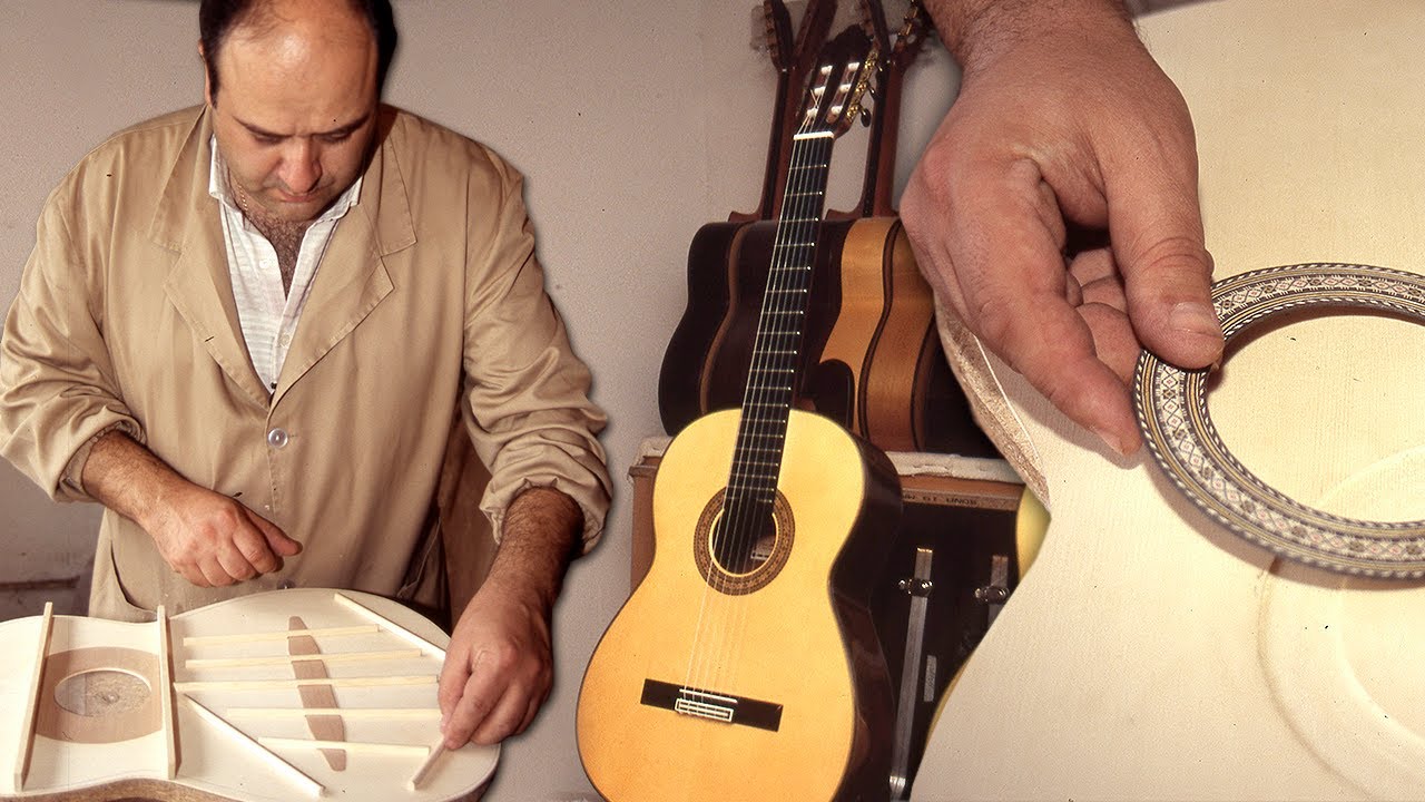 GUITARRA CLÁSICA artesana. Fabricación en el taller de una familia de guitarreros | Documental