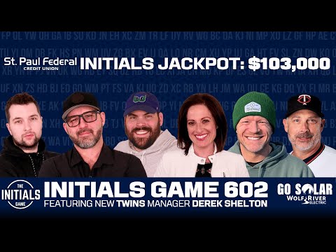 The 602nd Initials Game feat. Minnesota Twins manager Derek Shelton