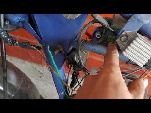 Como Conectra Un sistema electrico Simplificado EN ZUZUKI AX100(5 CABLES)