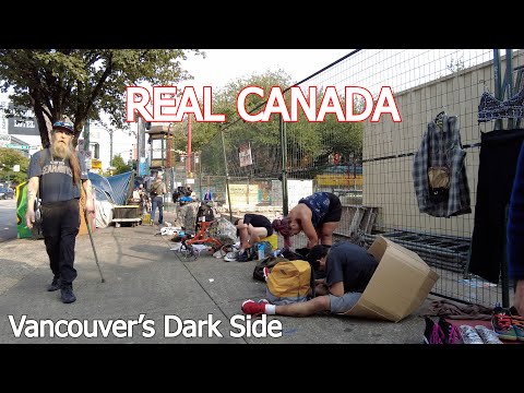 STREET LIFE in CANADA || Vancouver's Unhoused Problem on E Hastings