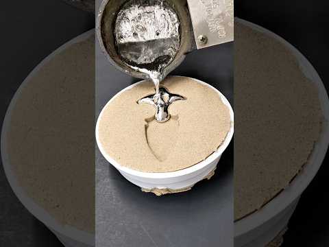 Amazing Sand Casting Technique. #sandcasting #art #heinrichsmade