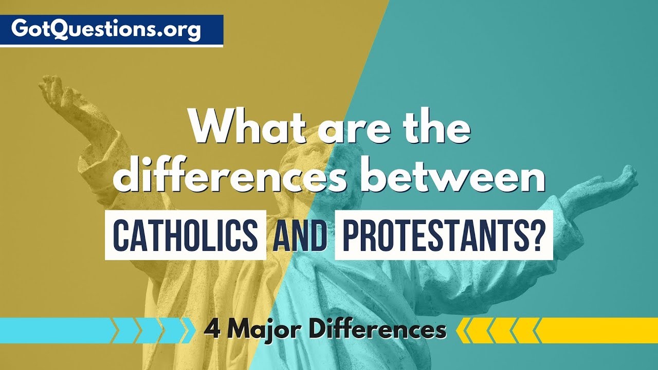 <h1 class=title>What are the differences between Catholics and Protestants?</h1>
