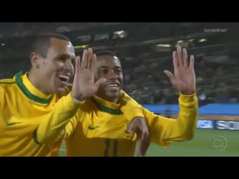 Brasil 3x0 Chile - Copa do Mundo 2010 - Melhores Momentos