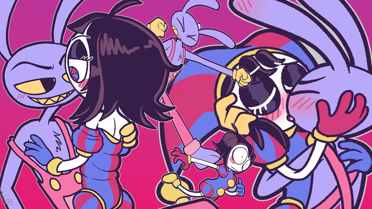 Jax x Pomni From Bully to Lover l Circus Comic | TADC