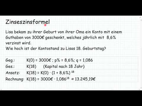 12 Zinseszinsformel Lösung 3