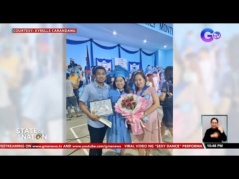 Video ng mag-ama na tila nagpapambuno sa graduation, viral SONA