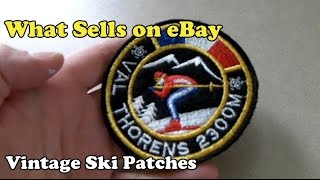 What Sells On eBay: Vintage Ski Patches, Vintage Hawaiian Shirts, Swedish Angel Charms (for parts!)