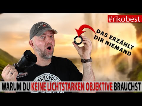 Warum du keine lichtstarken Objektive benötigst und wo der Irrtum liegt. Fotografieren lernen
