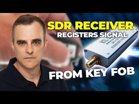 Master Occupytheweb shows an SDR Receiver registering a signal from key fob