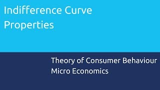 Properties of IC Curves | Theory of Consumer Behaviour | CA CPT | CS & CMA Foundation | Class 11