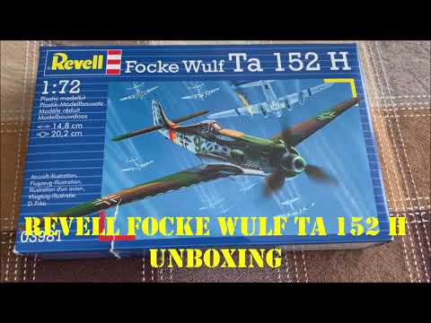 Revell Ta 152H - 1/72 - Unboxing