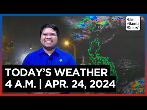 Today's Weather, 4 A.M. Apr. 24, 2024