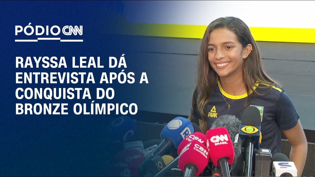 Rayssa Leal dá entrevista após a conquista do bronze olímpico | CNN 360°