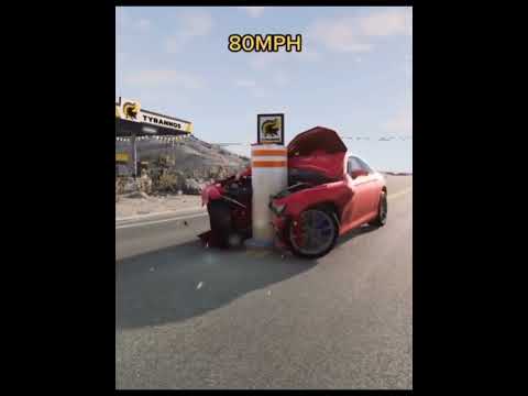 #Accidente de Auto a Varias Velocidades choque colisión velocidad autos #fail #24