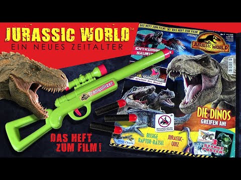 Jurassic World ™ Das Heft zum Film Nr.1 Ein neues Zeitalter - Dinos greifen an! Mit Betäubungsgewehr