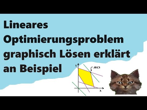 Lineares Optimierungsproblem ( LOP ) graphisch lösen an einfachen Beispiel erklärt