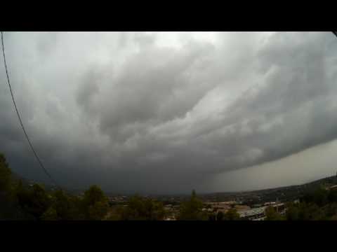 Timelapse de la tormenta en Náquera, 13-9-2016