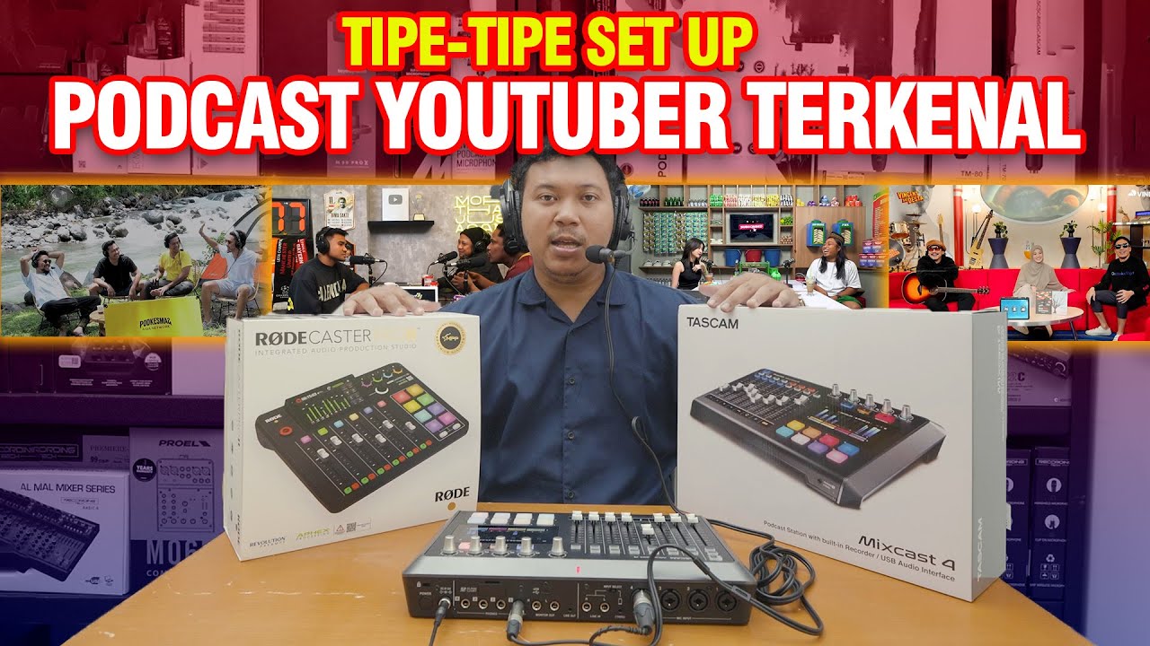RAHASIA SUARA JERNIH DI PODCAST PARA YOUTUBER / ARTIS PAPAN ATAS, BEGINI SET UP ALAT PODCASTNYA !